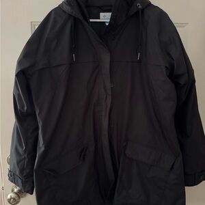 Columbia Black Hooded Jacket